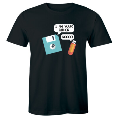 I'm Your Father No Men's T-Shirt Funny Floppy Disk USB Flash Drive Computer Nerd