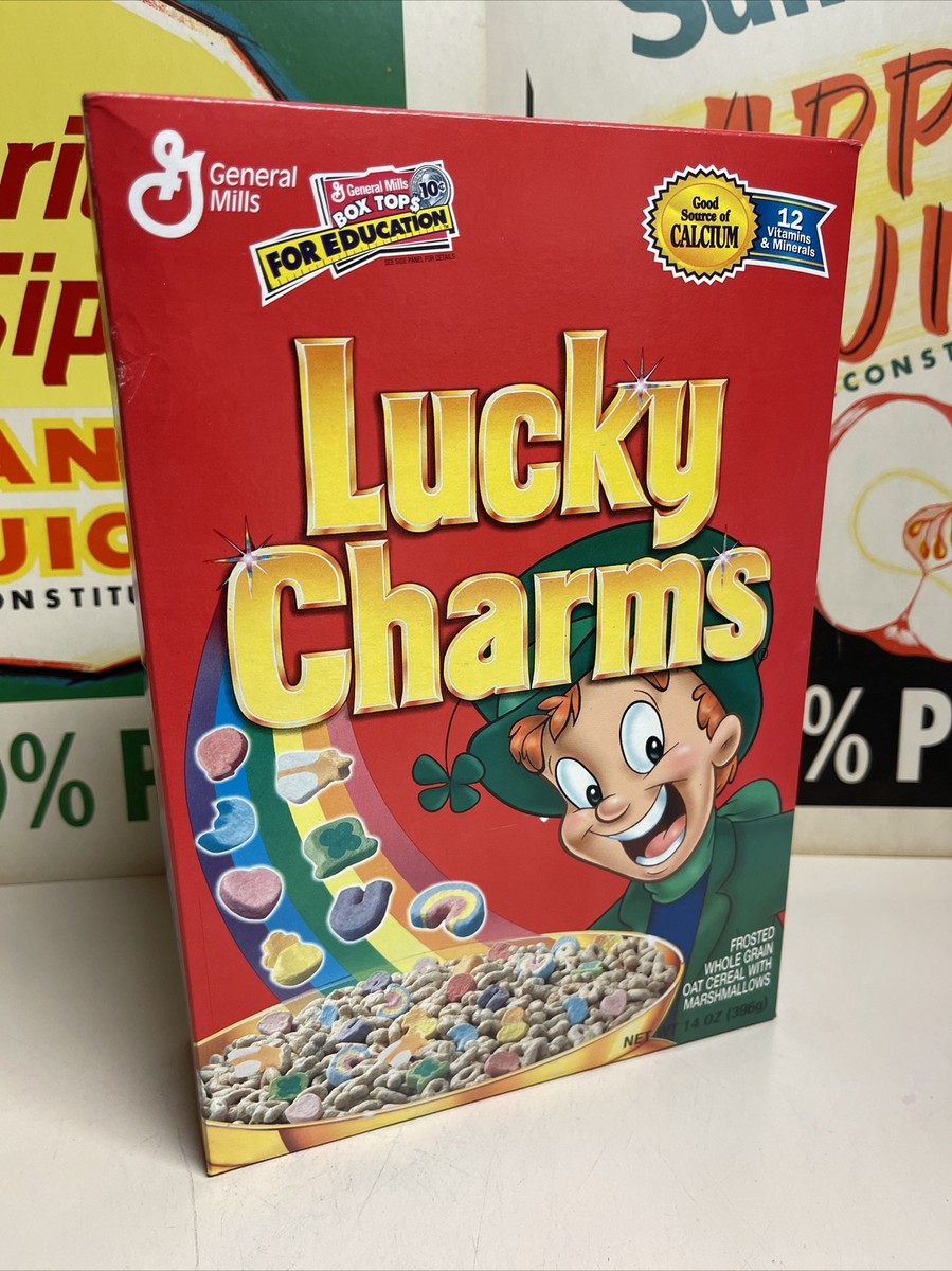 2002 General Mills Lucky Charms Cereal Box Tops For