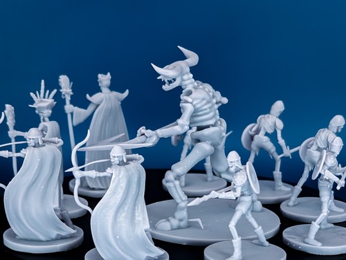Paquete Esqueleto | Encuentro Aleatorio | 10 Miniaturas - Escala 28mm DnD D&D - Imagen 7 de 11