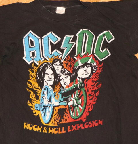 超希少 ビンテージ 80's AC/DC ロックTシャツ バンドTシャツ