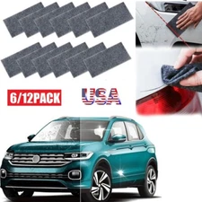 12Pcs Nano Sparkle Cloth for Car Scratches Nano Magic Cloth Scratch Remover Wipe