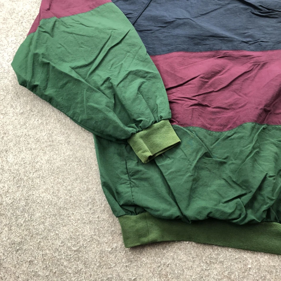 Chaqueta cortavientos vintage Slazenger Pullover para hombre XL Glenlakes golf años 90 nailon Foto 2 de 4