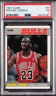 1987 FLEER #59 MICHAEL JORDAN PSA 7
