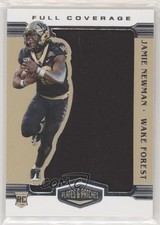 2021 Panini Chronicles Draft Picks Plates & Full Coverage Jamie Newman Patch 5w7