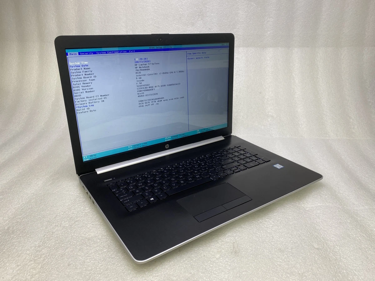 Intel Core i7 8th Gen. 8 GB RAM PC Laptops & Netbooks 256 GB SSD