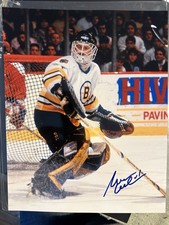 Reggie Lemelin Autographed Signed 8x10 Photo - NHL Bruins Oilers Blues HOF COA