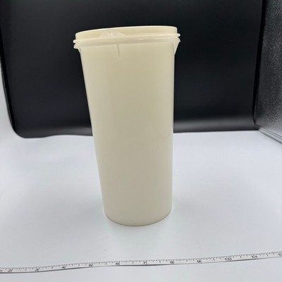 Vintage Tupperware Modular Mates Round 4 1642 Sheer Clear Container 8.5'' Retro