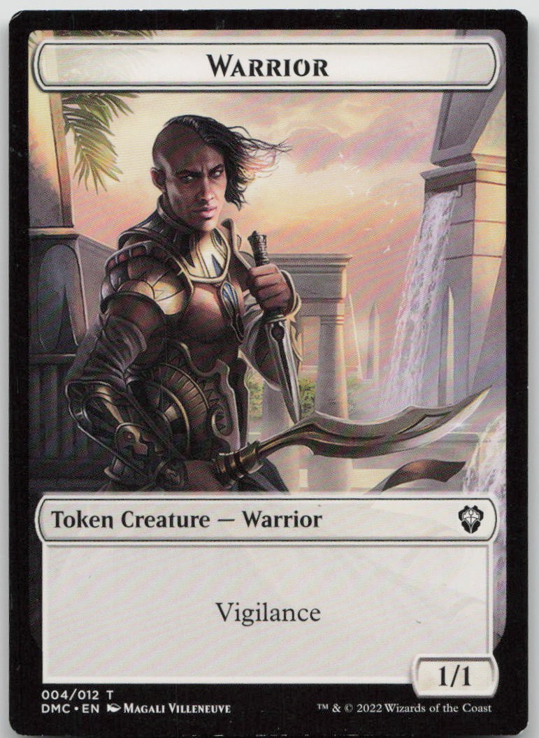Warrior Token #17 Token Amonkhet Magic: The Gathering HP