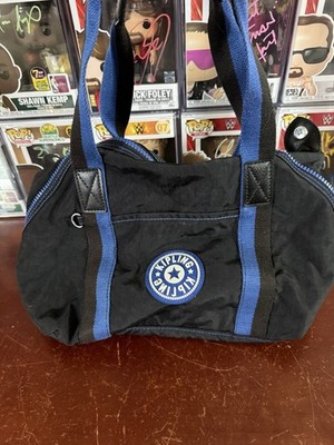 Kipling Art Mini Black With Blue Handbag / Crossbody 