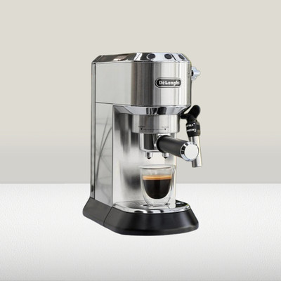 DE'LONGHI Siebträgermaschine EC 685.M Schnellaufheizung Dampfstab Silber 201203