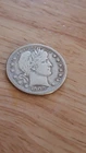 1908 Barber QuarterSilver Coin 25C Business Strike
