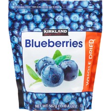 Kirkland Signature Whole Dried Sweetened Blueberries 20 oz