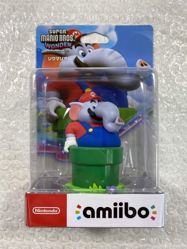 Amiibo Mario Éléphant Super Mario Bros Wonder Japon neuf accessoire Nintendo Switch