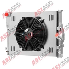 3ROW Aluminum Radiator +Shroud Fan+ Relay For 06-13 BMW 128i 328i Z4 130i