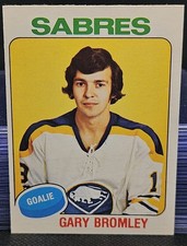 75-76 O-Pee-Chee Gary Bromley 2nd Year Card 🚨🚨🚨 Buffalo Sabres 