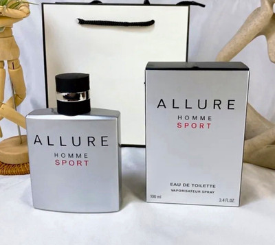 CHANEL Allure Homme Sport Eau de Toilette Spray, Regular Size 3.4 fl oz