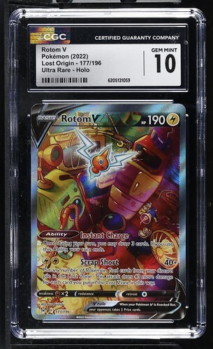 Rotom V graded CGC 10 for sale on eBay