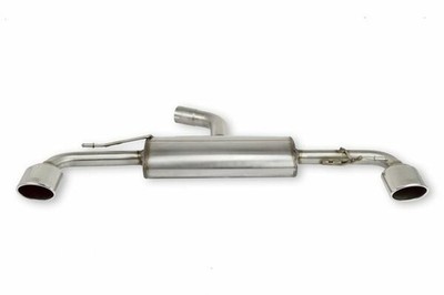 ULTER Edelstahl Sportauspuff je 1x120x80mm für VW Scirocco 3 R 1.4TSI 2.0TDI