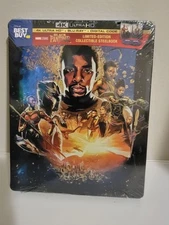 Black Panther 4K Steelbook BRAND NEW & FACTORY SEALED OOP