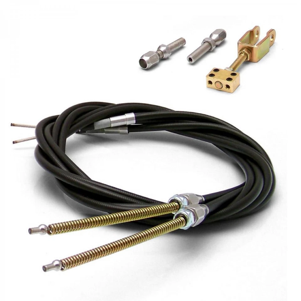 Emergency Hand Brake Cable Kit with Hardware and Ford Clevis American Shifter   - Image 2 of 3