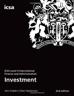 Fadden - Investment  ICSA Level 4 International Finance and Administra - X555z