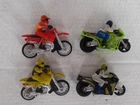 Vintage Hot Wheels Hyper-Cycles Motocross  Motorcycles 00s Rare Friction Toy