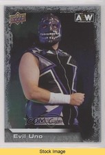 2022 Upper Deck AEW All Elite Wrestling Silver Foil Evil Uno #24 READ c6q