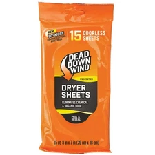 Dryer Sheets | 15 Odorless Sheets | Odor Eliminator for Hunting Gear + Huntin...