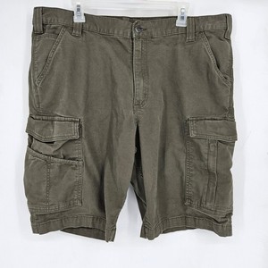 Carhartt Cargo Shorts Mens 40 Rugged Flex Relaxed Fit Outdoors Workwear Green