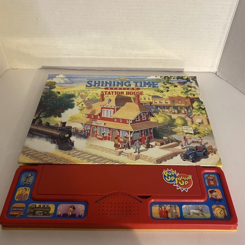 Shining Time Station House Book Pop up Sound Up 3 Figures Works 1993 Thomas Tank