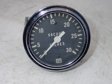 Vintage Stewart Warner 2 5/8" Vacuum Gauge 0-30 in/HG 60s 70s Muscle Car Yenko