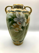 陶瓷金色日本古董花瓶| eBay