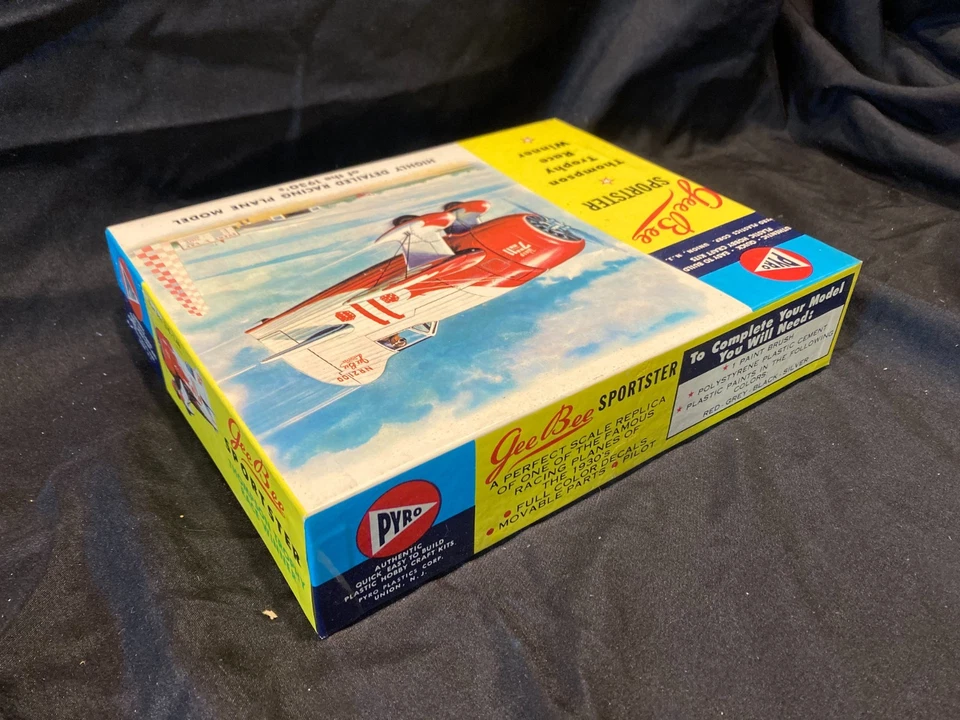 1/32 PYRO Gee-Bee Sportster  Thompson Trophy Racer complete and Vintage 1958 - Image 3 of 4