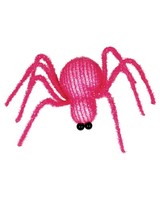 Halloween Spinne Pink Neon – Summerween Spider Deko 35Cm Mit Glitzer | Bunte