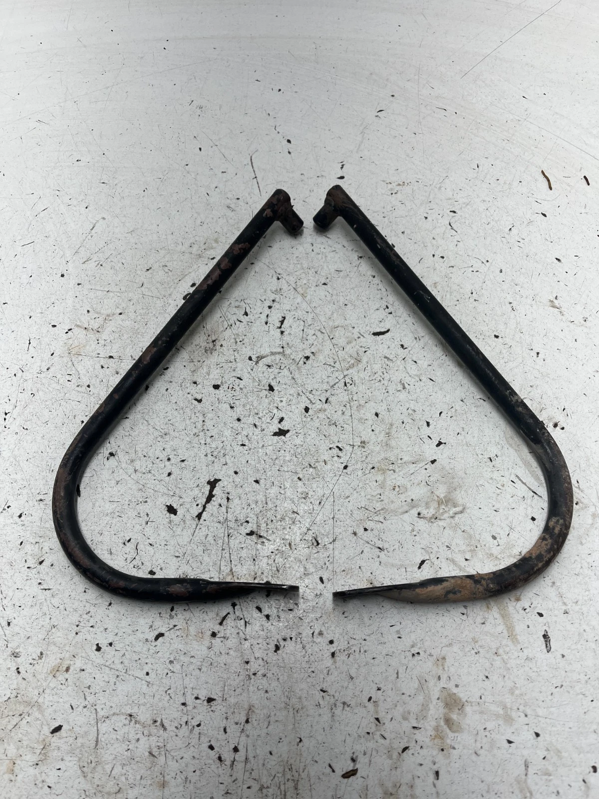 83 1983 Yamaha Tri Moto 225 Dx YTM225DX OEM Handguard Hand Guards Mount Brush