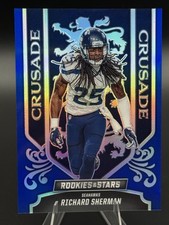 Richard Sherman 2023 Rookies & Stars Prizm Crusade Blue Parallel /50 Seahawks