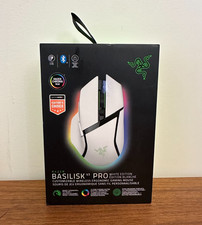Razer Basilisk V3 Pro Wireless Gaming Mouse White Fast Optical Switches RGB NIB