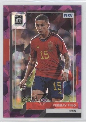 2022-23 Panini Donruss Optic Purple Ice Prizm 26/99 Yeremy Pino #118 02dl