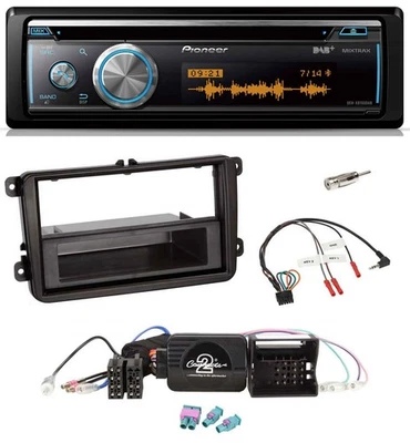 Pioneer Lenkrad DAB USB CD Bluetooth Autoradio für VW Passat Polo Scirocco Shara - Bild 1 von 4