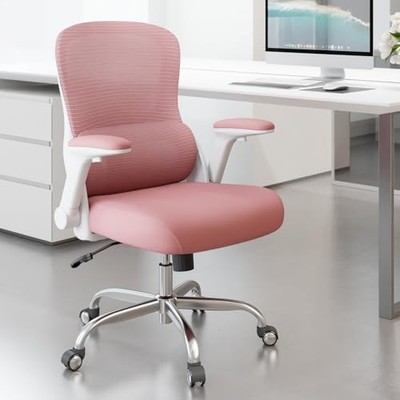 Home Office Computer Desk Chair - 400lbs Ergonomic High Back Comfy Task Pink