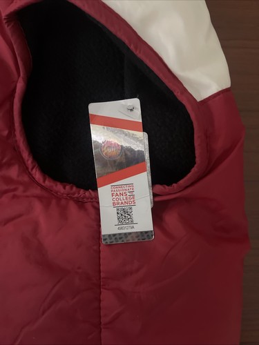Littlearth NCAA Parka Puff Vest for Dogs Alabama Crimson Tide X-Large New W/ Tag - Picture 3 of 7