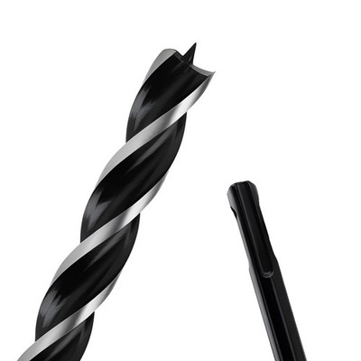 5/8'' x 9'' Auger Drill Bit with SDS Plus Shank for Wood,Tri Flute Ship Auger L...