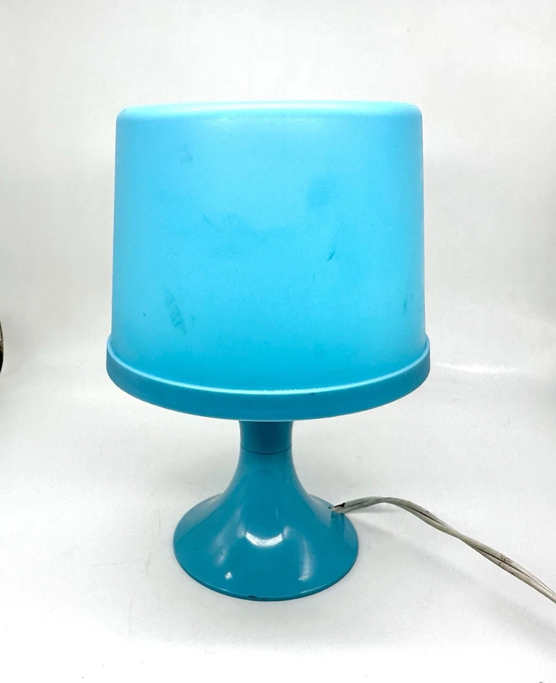 IKEA Lampan Turquoise Blue Desk Plastic Lamp Vintage 90s Tested/Works - Image 3 of 4