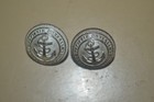 2 MARITIME FRENCH LINE ARTHUS-BERTRAND BRASS BUTTONS CIE GLE TRANSLANTIQUE PARIS — photo 2