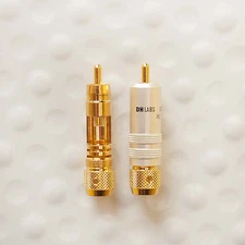 DH Labs Silver Sonic RCA-HC Ultimate RCA Connectors Audiophile Quality Set of 4