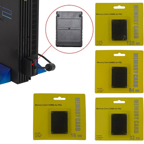 128MB 64MB 16MB 8MB Memory Card Data For 2 PS2 Game Console