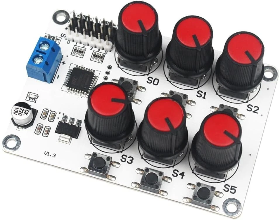 Digital 6 Channels Servo Tester with Over-Current Protection - Precision Control - Image 3 of 4