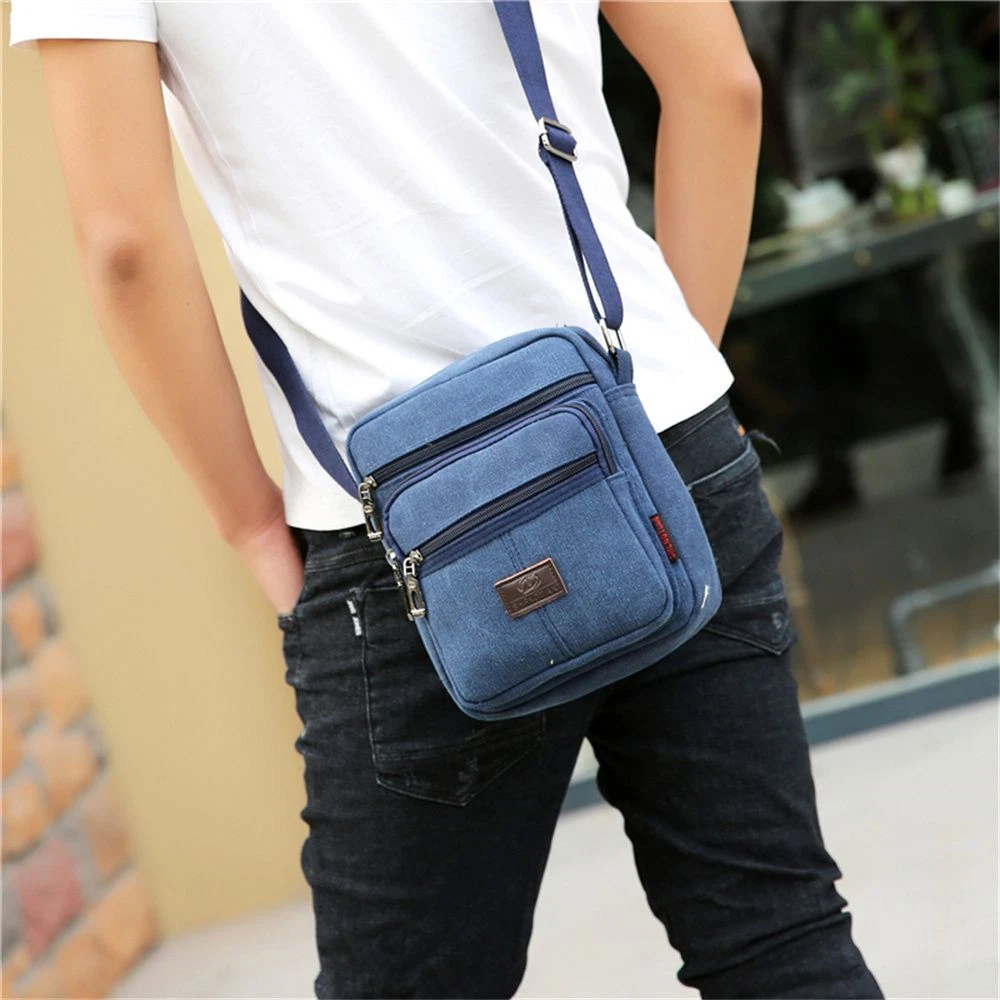Canvas travel deals shoulder bag