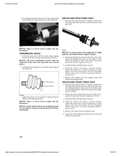 Manual de servicio Arctic Cat Prowler HDX | 2016 | CD ENVIADO POR CORREO O USB - Imagen 10 de 10