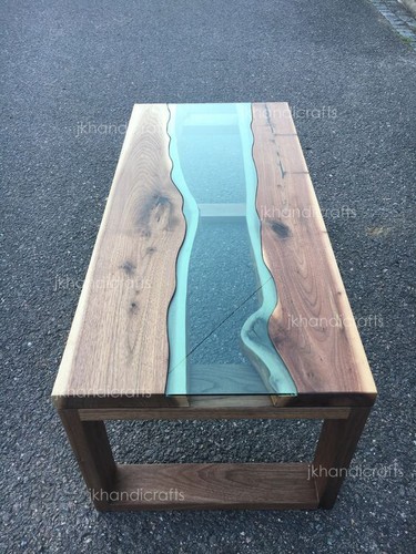 New Epoxy Resin River Center Coffee Custom Table Live Edge Table Top Living room - Picture 3 of 5